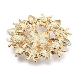 Legierung Strass-Cabochons&nbsp;PALLOY-Q453-01LG-01
