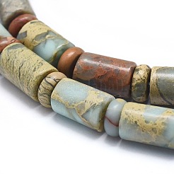 Fili di perline naturali aqua jasper&nbsp;G-I213-03A
