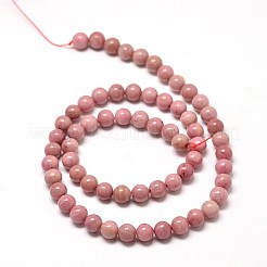 Rhodonite naturale filoni tonda&nbsp;G-P072-38-6mm