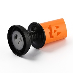 Halloween harz führte schädellicht&nbsp;AJEW-Z004-04A