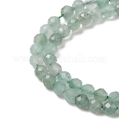 Chapelets de perles en jade africaine naturelle&nbsp;G-K366-C02-4mm