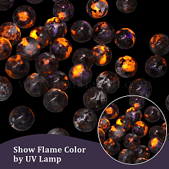 50 perlina di roccia sienite fluorescente naturale (brilla sotto la luce UV)&nbsp;G-PA0002-37