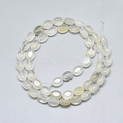 Bianco naturale agata fili di perline&nbsp;G-S357-B10