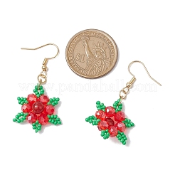 3 paire de boucles d'oreilles pendantes en cornaline naturelle&nbsp;EJEW-MZ00258
