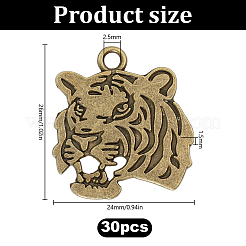 Pendentifs en alliage de style tibétain&nbsp;FIND-WH0199-392AB