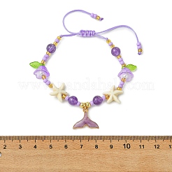 3 Stück verstellbares Armband aus natürlich gefärbten gelben Jade-&nbsp;BJEW-MZ00346