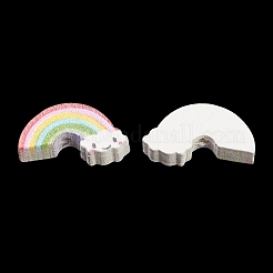 Sprühlackierte Naturholzperlen&nbsp;WOOD-C003-02