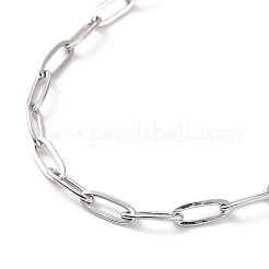 Bracelet chaîne en acier inoxydable 304 anti-ternissement pour hommes et femmes&nbsp;BJEW-E031-05H-P
