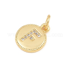 Ciondoli in ottone zirconi chiari micro pavé&nbsp;CU-CBA56CE-12G-F