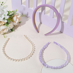 Elegante Haarbänder aus Stoff&nbsp;AJEW-WH20033-045B