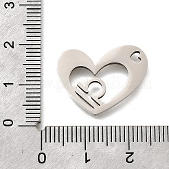 201 Edelstahlanhänger&nbsp;STAS-A116-01P-07
