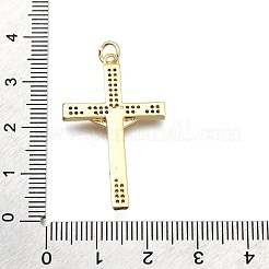 Ottone micro spianare pendenti zirconi&nbsp;LS-KK-Z100-25G