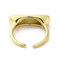 Fingerring aus Messing mit Rack-Beschichtung&nbsp;RJEW-C072-05G
