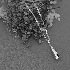 Collares colgantes de acero inoxidable quirúrgico 316 que no se deslustran&nbsp;PW-WG74635-01