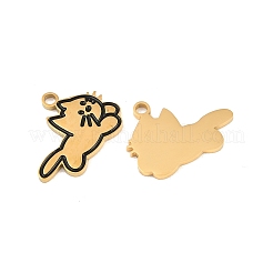 304 Edelstahl-Emaille-Anhänger&nbsp;SA-CBAA937-06G