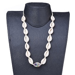 Verstellbare Kaurimuschel Perlen Halskette und Armbänder Schmuck-Sets&nbsp;SJEW-JS01019