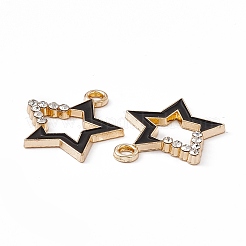 Pendentifs en alliage avec strass&nbsp;PALLOY-P287-09G-02