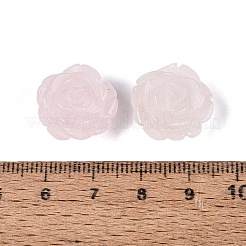 Perle intagliate di quarzo rosa naturale&nbsp;G-Q601-41A-02