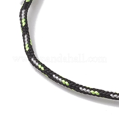 Braccialetti regolabili in poliestere e spandex per uomo e donna&nbsp;BJEW-JB12092-01