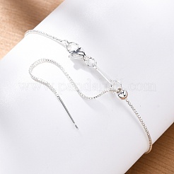 Verstellbares Armband aus Messing mit Schieber&nbsp;KK-P302-01S
