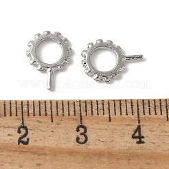 En laiton micro pavé zircone cubique chevilles&nbsp;KK-D324-24P