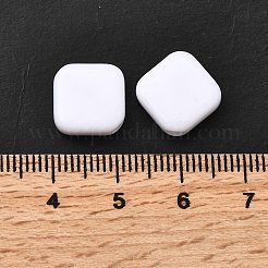Perline acrilico opaco&nbsp;OACR-WH0055-02A