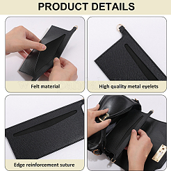 Inserti organizer per borse in microfibra&nbsp;DIY-CL0001-78A