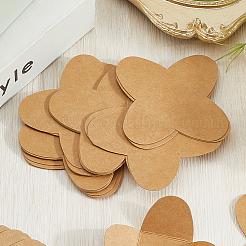 Entretoise en papier kraft avec croix pour chocolat&nbsp;AJEW-CN0004-83C