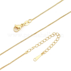0.8 mm dicke Messing-Kettenhalsketten für Männer und Frauen&nbsp;NJEW-G160-19G