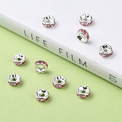 Grade ottone a strass distanziatore perline&nbsp;RB-A014-Z6mm-27S