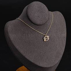 925 collier en argent sterling avec pendentif constellation en zircone cubique colorée pour femme&nbsp;STER-R009-01G-02