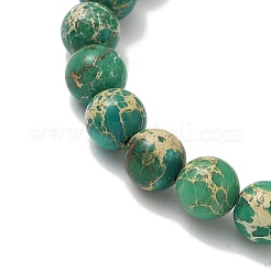 Bracciali di perle di diaspro imperiale naturale&nbsp;BJEW-JB12319