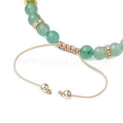 Braccialetti regolabili con perline intrecciate rotonde da 6 mm&nbsp;BJEW-JB10617