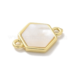 Muschel-Anhänger aus Messing mit Pavé-Fassung&nbsp;KK-M300-10G-03