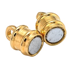 Messing-Magnetverschlüsse mit Schlaufen&nbsp;KK-O134-12G