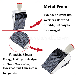 Tampon lettre en plastique réglable&nbsp;AJEW-WH0248-568