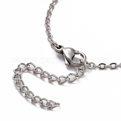 Collane con ciondolo in acciaio inossidabile stile pride 201&nbsp;NJEW-F288-06P