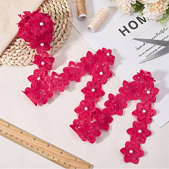 2 Yard Blumen-Polyester-Spitzenbesatz&nbsp;OCOR-CY0001-19B