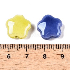 Perles en porcelaine manuelles&nbsp;X-PORC-N007-20-B01-A