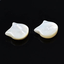 Natürlichen weißen Muschelperlen&nbsp;SSHEL-S258-99B