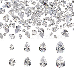 315 Stück tropfenförmige Zirkonia-Cabochons in 8 Stilen&nbsp;ZIRC-YS0001-02