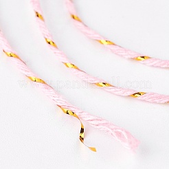 Cordon en coton macramé 2 pli&nbsp;OCOR-WH0032-02F