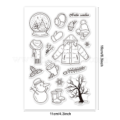 PVC-Plastikstempel&nbsp;DIY-WH0167-56-69