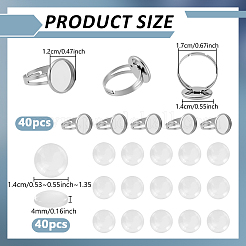 Kit fai da te per realizzare anelli per polsini&nbsp;DIY-UN0007-84