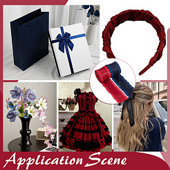 10 Yards 2 Farben Polyester Rüschenband&nbsp;OCOR-ME0001-20
