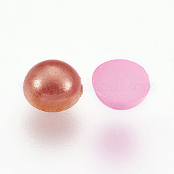 Cabochons en plastique ABS d'imitation nacre&nbsp;X-SACR-S738-4mm-M