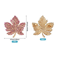 Épingles en strass en alliage d'or clair&nbsp;JEWB-TADJ0001-01A