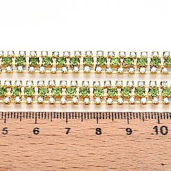 Chaînes strass de fer de tasse&nbsp;CH-T006-04G-09