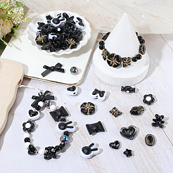 160 pièce de perles acryliques de 16 styles mixtes&nbsp;OACR-PA0001-77C