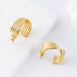 Boucles d'oreilles à tige en acier inoxydable 304 pour femmes&nbsp;FZ4124